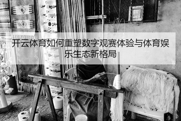 开云体育如何重塑数字观赛体验与体育娱乐生态新格局
